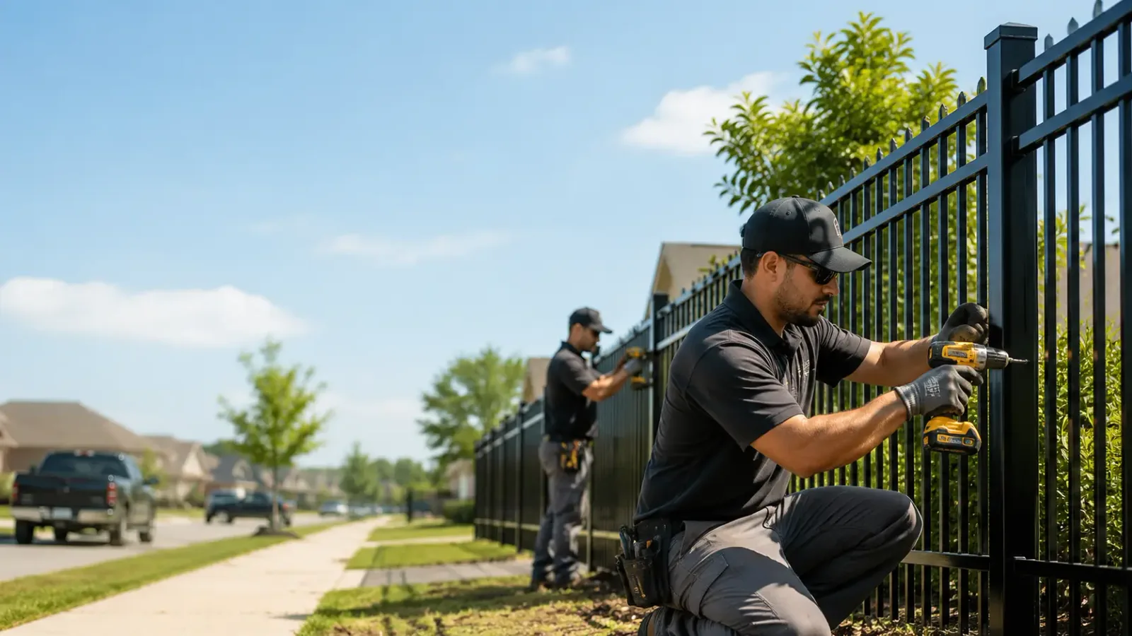 Metal Fence Installation in Bledsoe, TX